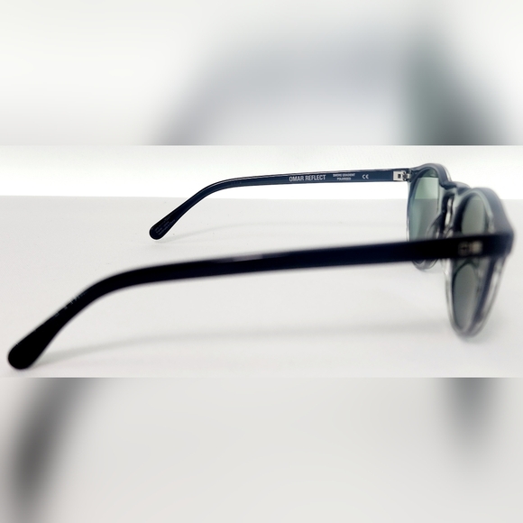 OTIS retro inspired round frame black OMAR tortoise bottom polarized sunglasses - Picture 4 of 8
